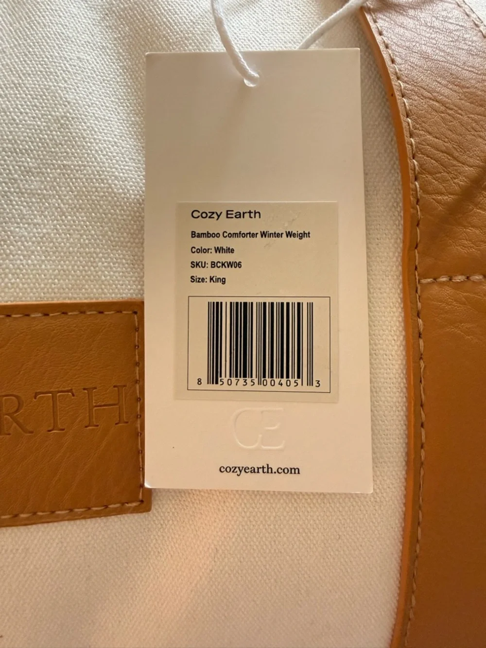 Cozy Earth Bamboo Comforter ❄️ Winter Weight ❄️ King/Cali King $468 retail